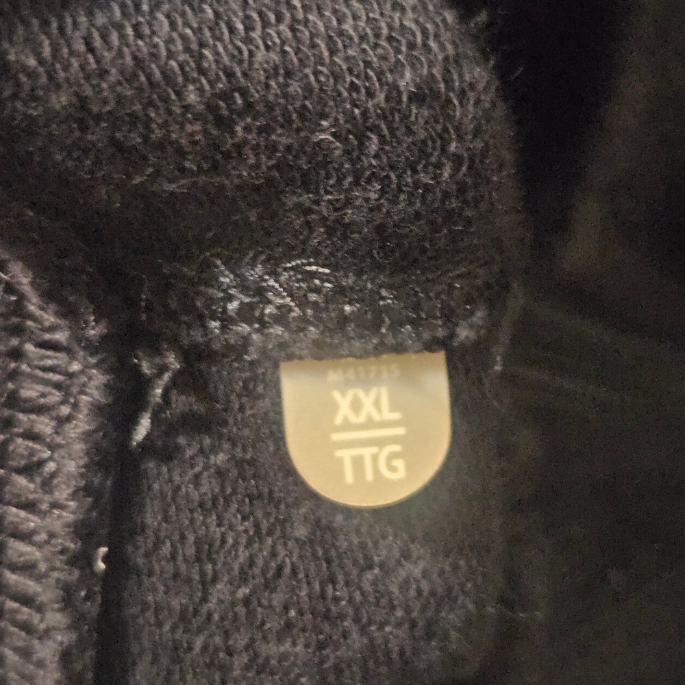 Lululemon Studio Hoodie Mens XXL 2XL Full Zip‎ Black French Terry Athletic Fit - Picture 4 of 8
